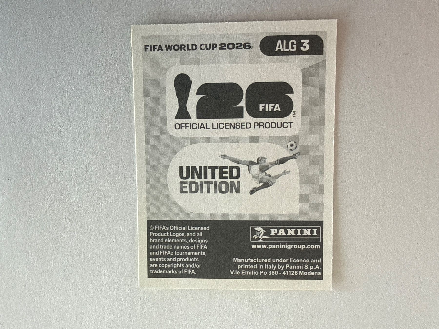 Panini Carte collezionabili: Bensebaini ALG3 - Panini CH Edition WM 2026 – Nuovo (secondo la descrizione) da Grenchen venduto da nicus_aveiro 1