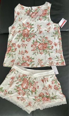 2 Teiler Sommer Nachtwäsche Pijama 36
