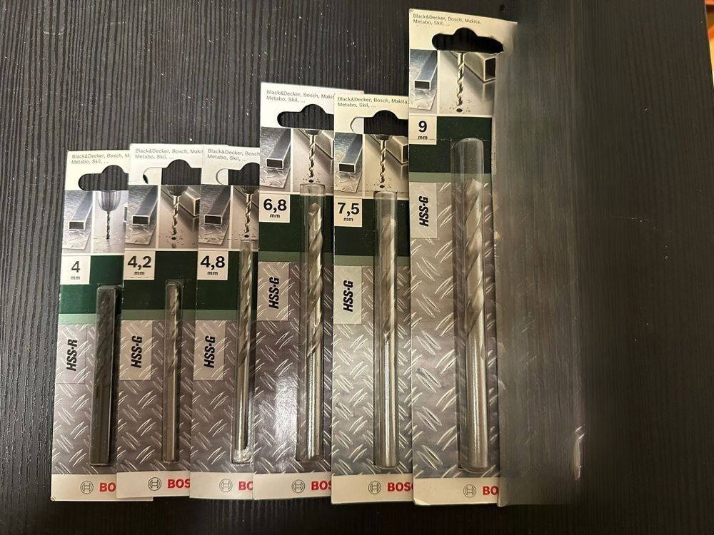 Bosch Tous les outils: BOSCH Metallbohrer - Diverse Grössen // NEU – Neuf avec emballage d'origine à Dübendorf par zue_jz2m