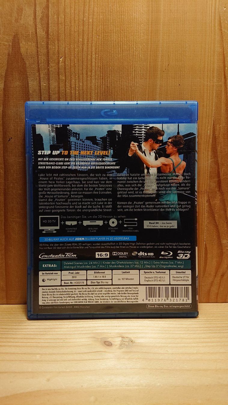 Tutti i DVDs: STEP UP Make your Move in 3D Blu-Ray – Usato da Wilderswil venduto da Exebub 1