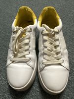 Damenschuhe weiss/gelb Gr 39