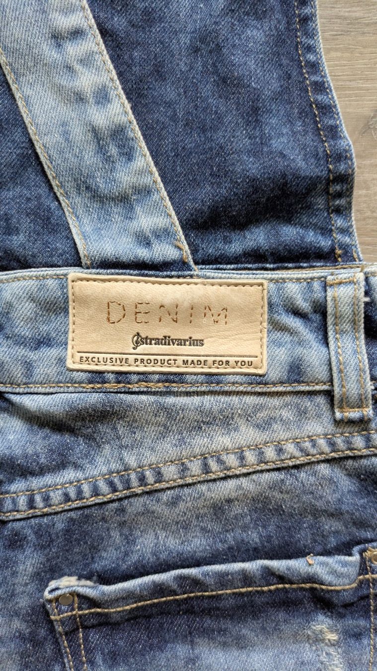Stradivarius Tute: Combi short jean Stradivarius – Usato da Orsieres venduto da IndianaJones50a 5