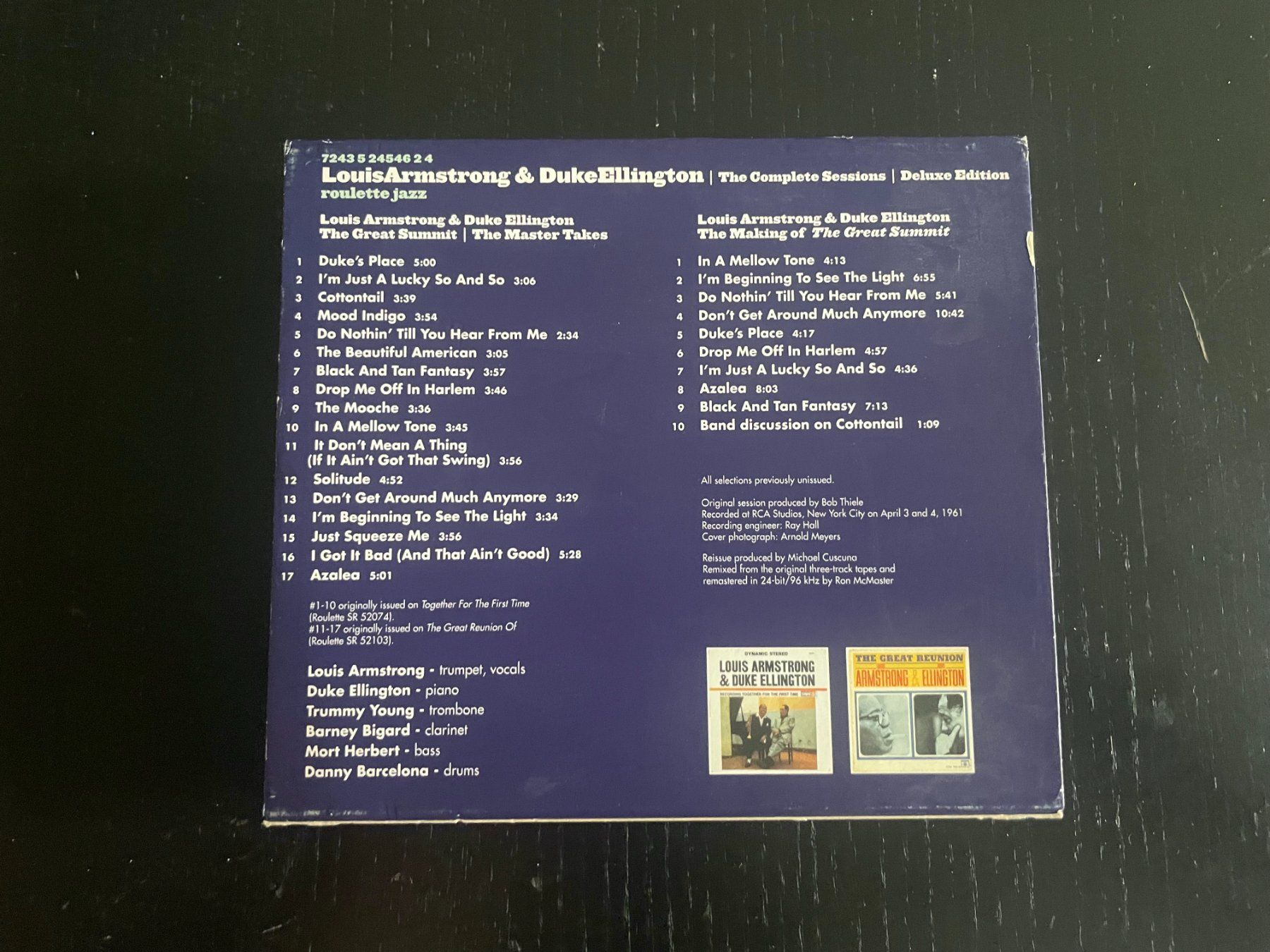 CD: 2 CD Louis Armstrong & Duke Ellington – Usato da Villeneuve VD venduto da vin_7zm6 1