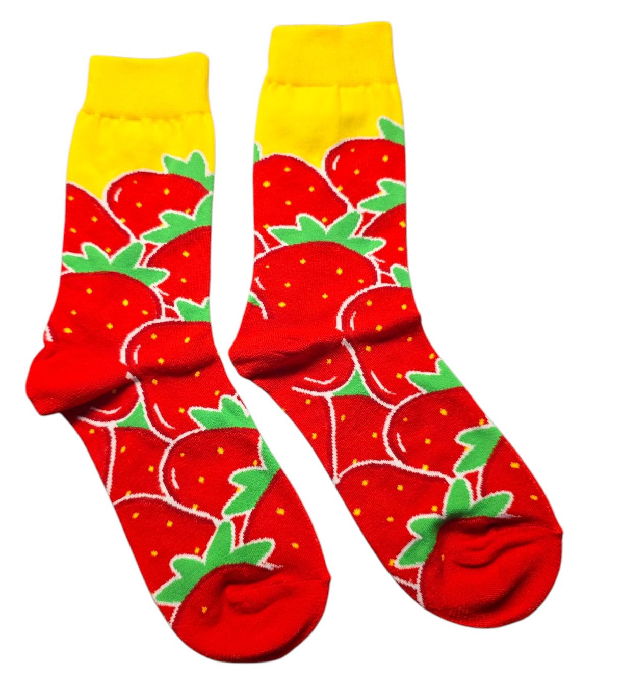 Calze: Socken Erdbeeren / Strawberries – Nuovo e nell'imballaggio originale da Zürich venduto da amysmith