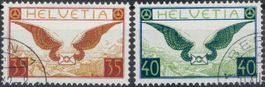 Flugpost 1933, Serie F14-15z, sauber gest., 185.-