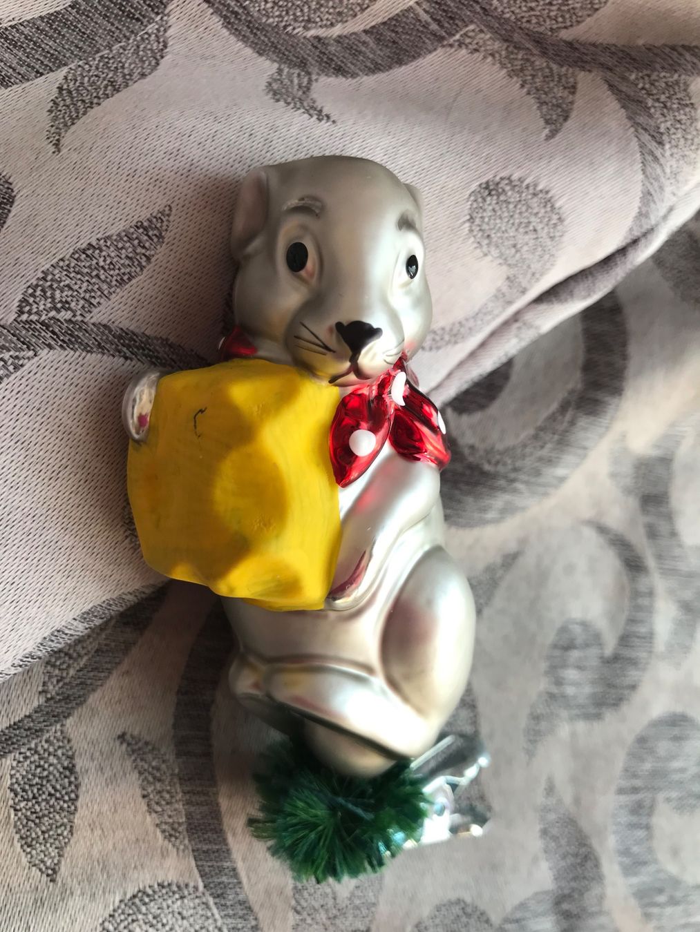 Alle Dekorationen: Maus mit Käse Mäuschen Christbaumschmuck – Neu und originalverpackt aus Alpnach Dorf von marvo 1