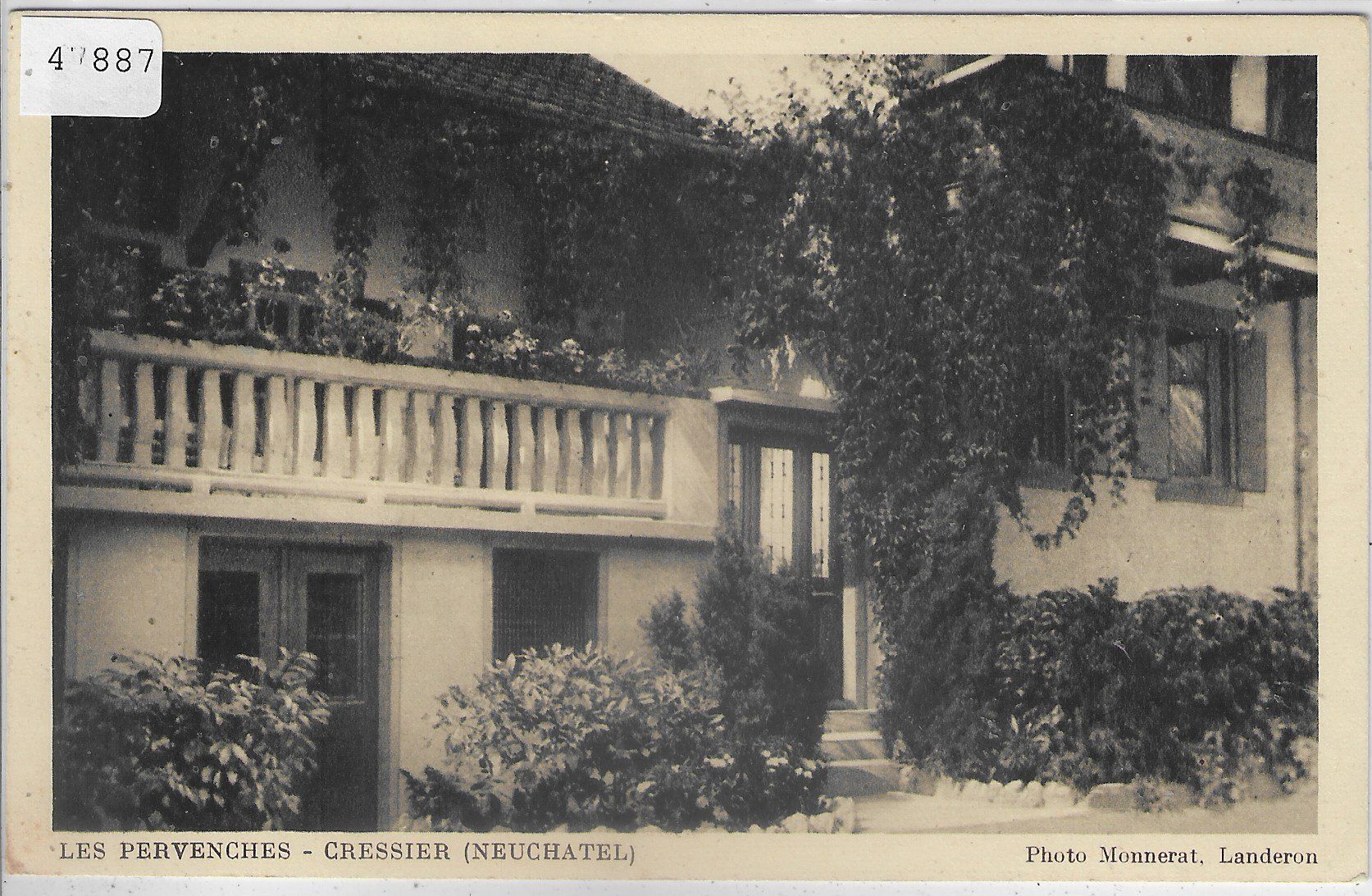 Cartoline postali: Les Pervenches - Cressier NE – Usato da Ettingen venduto da Kartenplanet