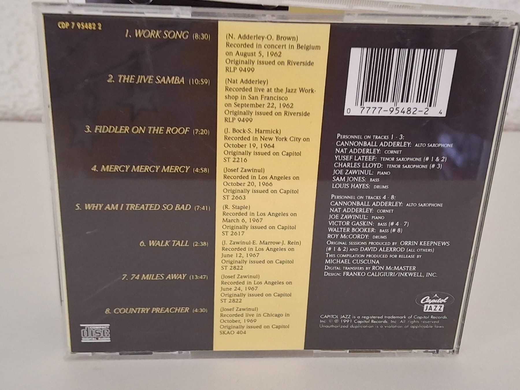 CD: CD Cannonball Adderley - The Capitol Years – Usato da Aarberg venduto da Jackup1 1