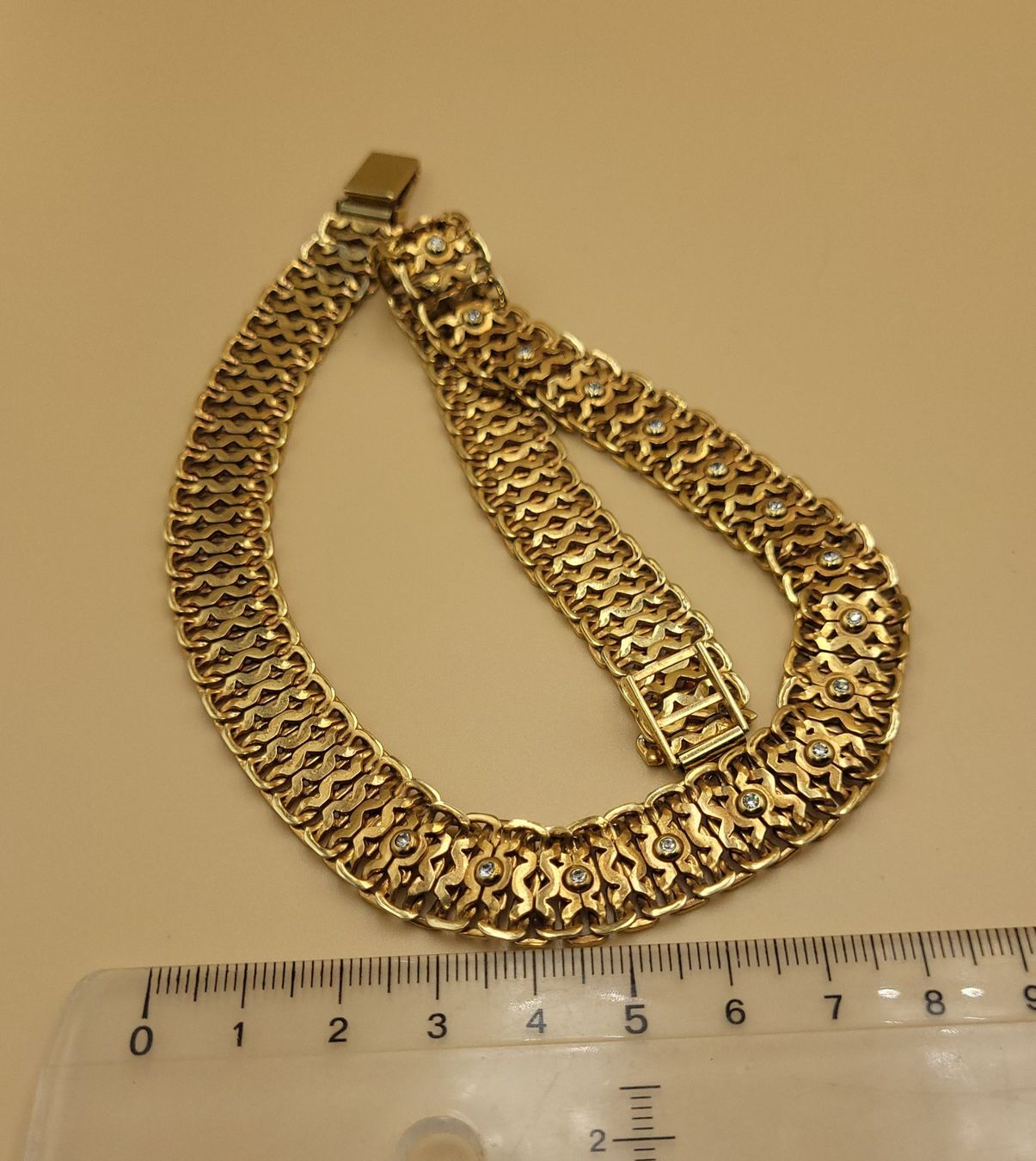 Catenine: Goldene Collier Mit Steine – Usato da Wald ZH venduto da SwissPawnshop 5