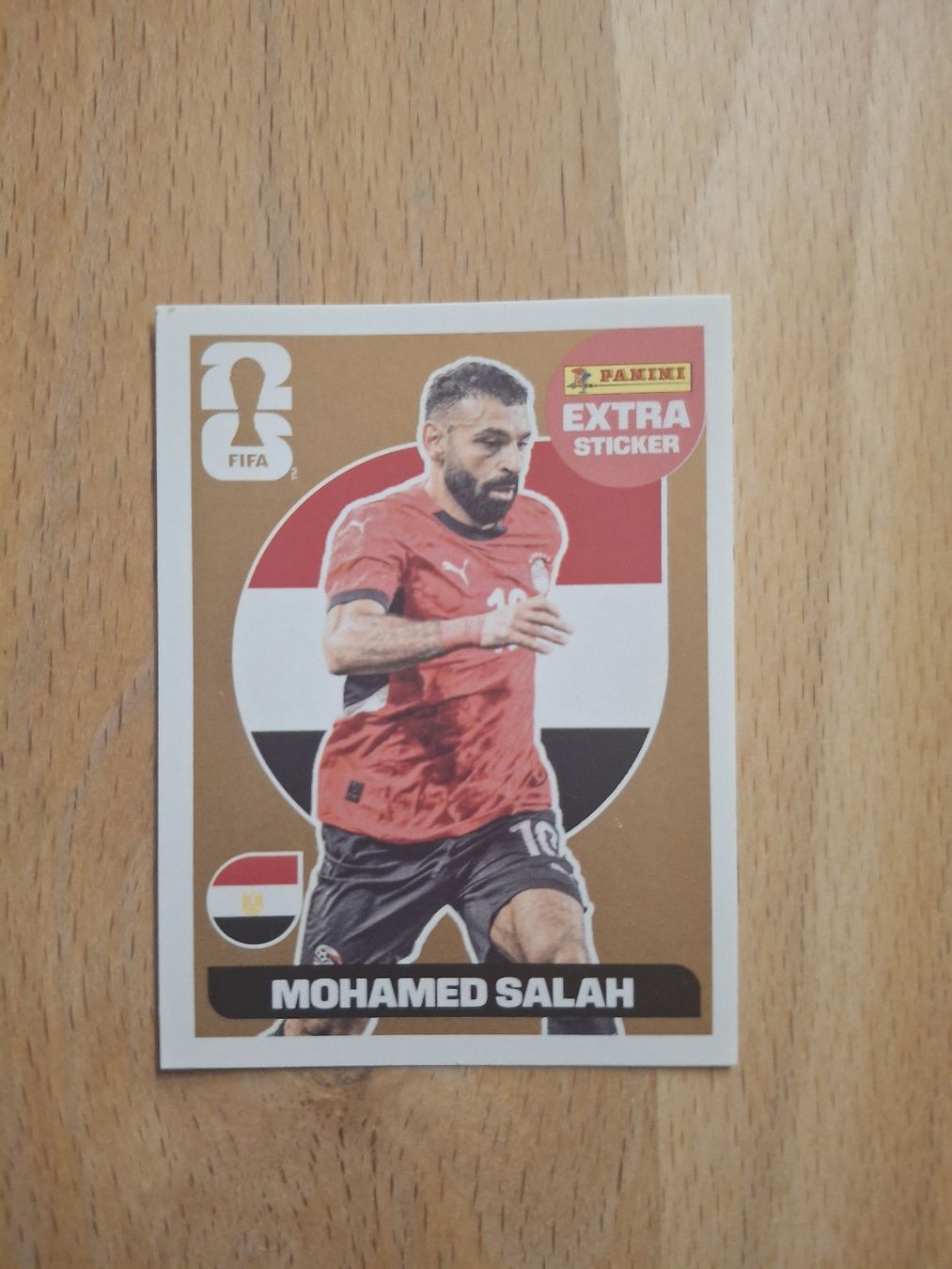Panini Carte collezionabili: Extra Sticker Mohamed Salah Bronze Version WM 2026 – Nuovo (secondo la descrizione) da Rumlikon venduto da Schnaeppchenkoenigin