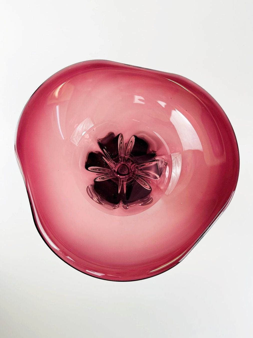 Vasen & Gefässe: Vintage Sommerso Glas Vase - Murano oder Böhmen, ca. 1960er – Gebraucht aus Zürich von Arche_Brockenhaus 2