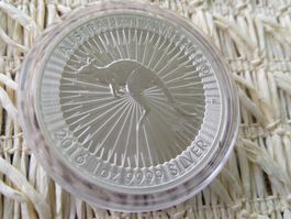 Australien 1 Dollar Unze 2016 Känguru Feinsilber