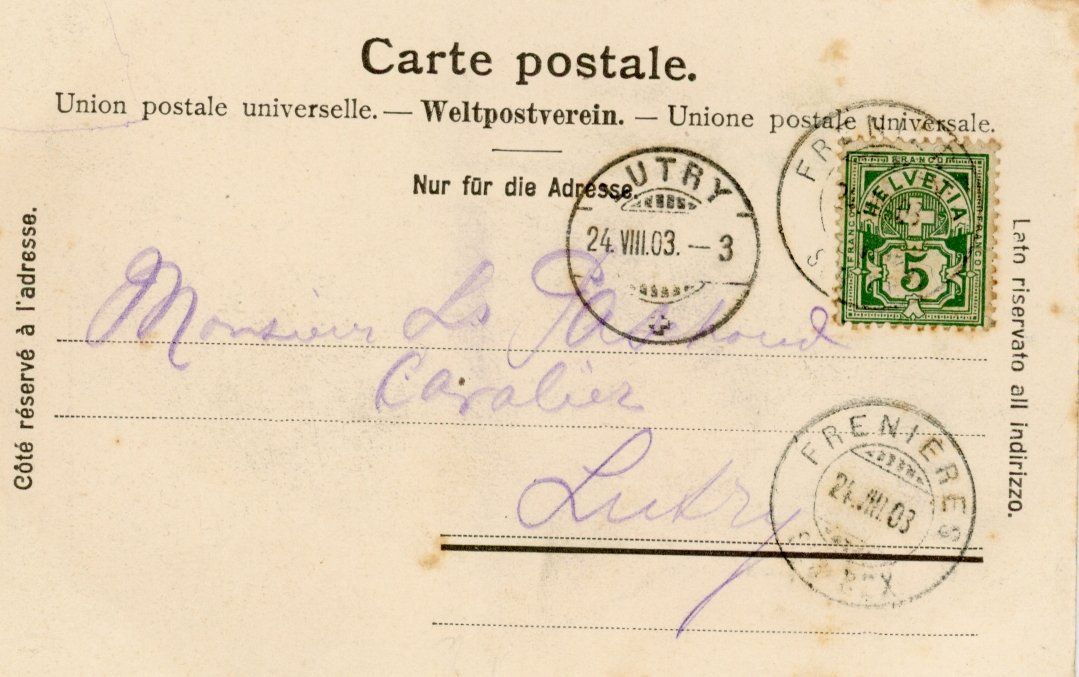 Cartes postales: Pont de Nant   VD   -    Chalet – D'occasion à Brig par Valcards54 1