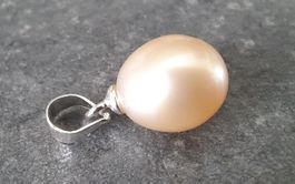Pendentif perle d'eau douce naturelle