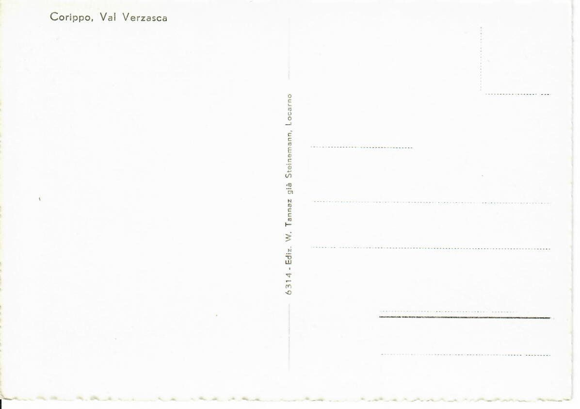 Cartoline postali: Corippo - Valle Verzasca – Usato da Hochdorf venduto da Ziegel-16 1