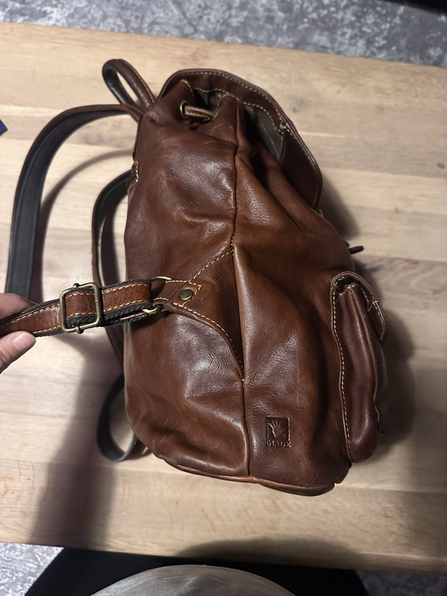 Zaini: Greenburry Leder Rucksack braun Vintag – Usato da Winterthur venduto da yan_mzy9 2