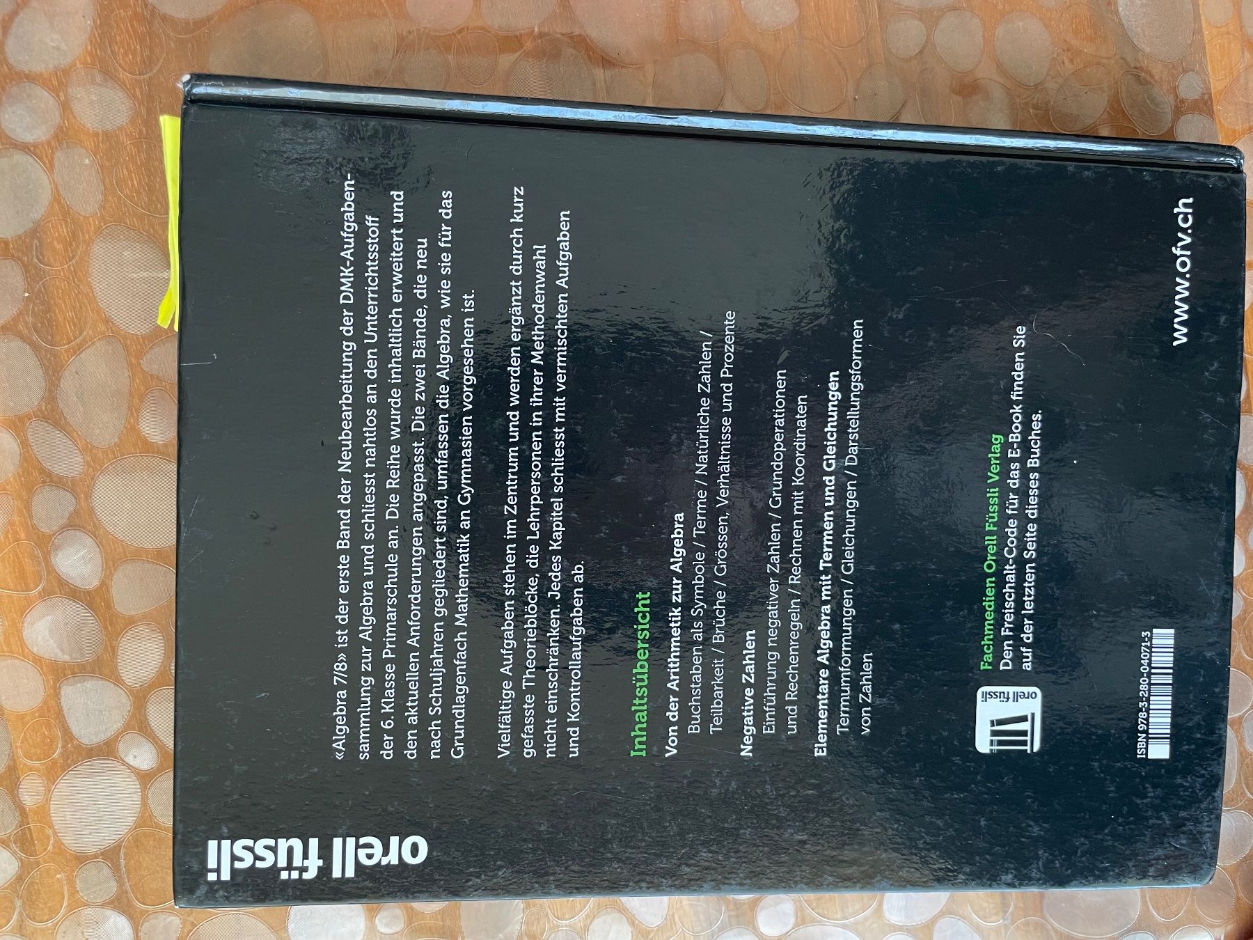Bücher: Algebra 7/8 Orell Füssli Schulbuch mit E-Book DMK – Neu (gemäss Beschreibung) aus Schlieren von Nanoussa2011 1