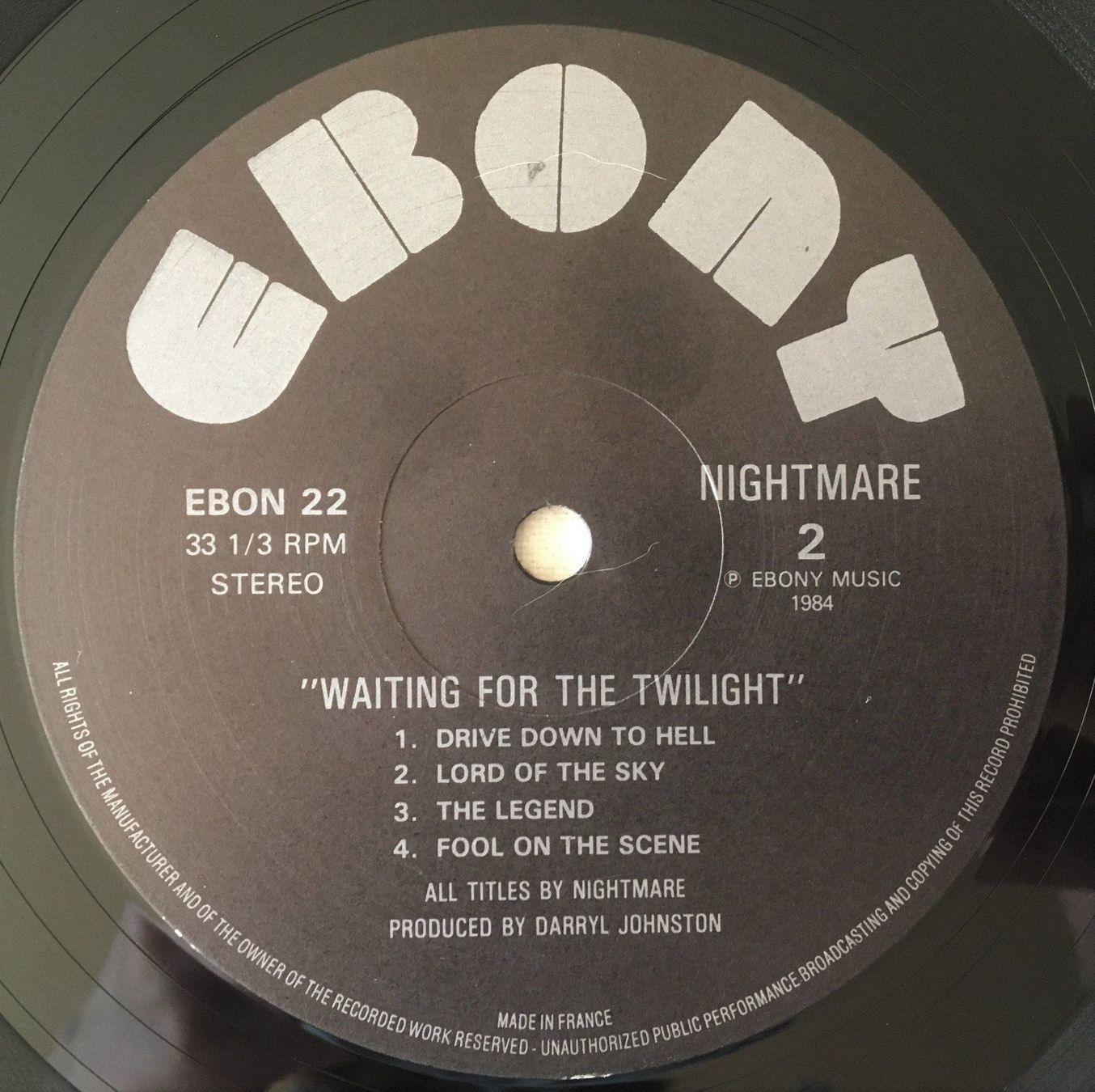 Dischi in vinile: Nightmare - Waiting For The Twilight - 1984 - First Press – Usato da Uster venduto da Zardodel 5
