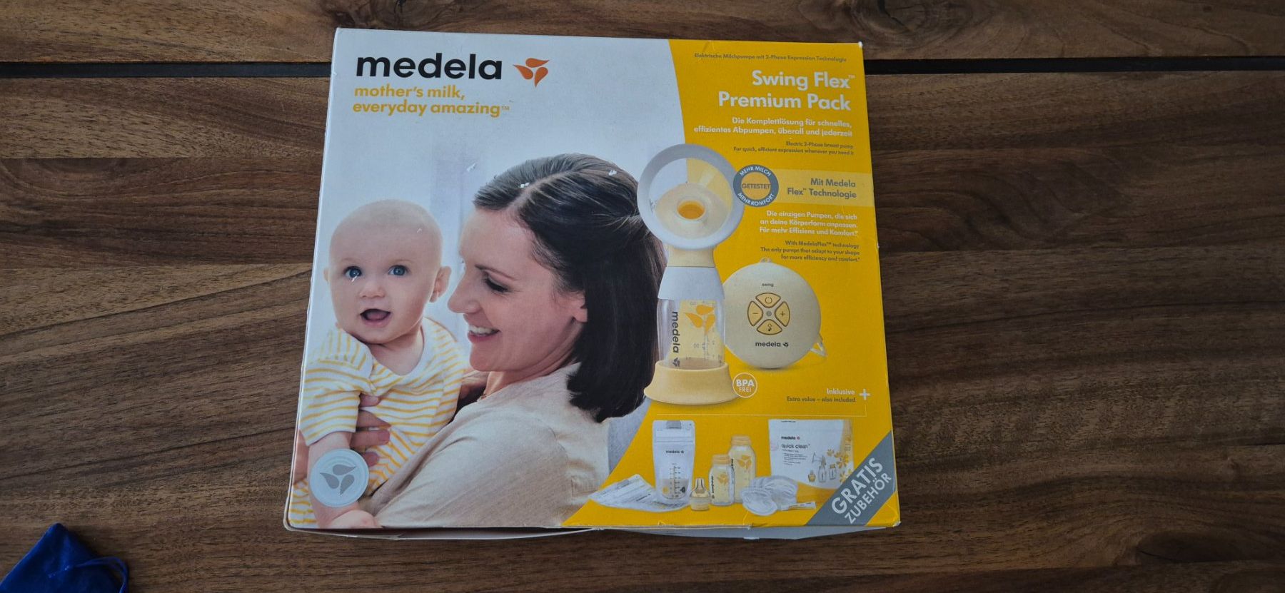 Medela Accessori per l’allattamento: Medela Swing Flex Doppelmilchpumpe – Nuovo (secondo la descrizione) da Rotkreuz venduto da Carbone_Bijou-Shop