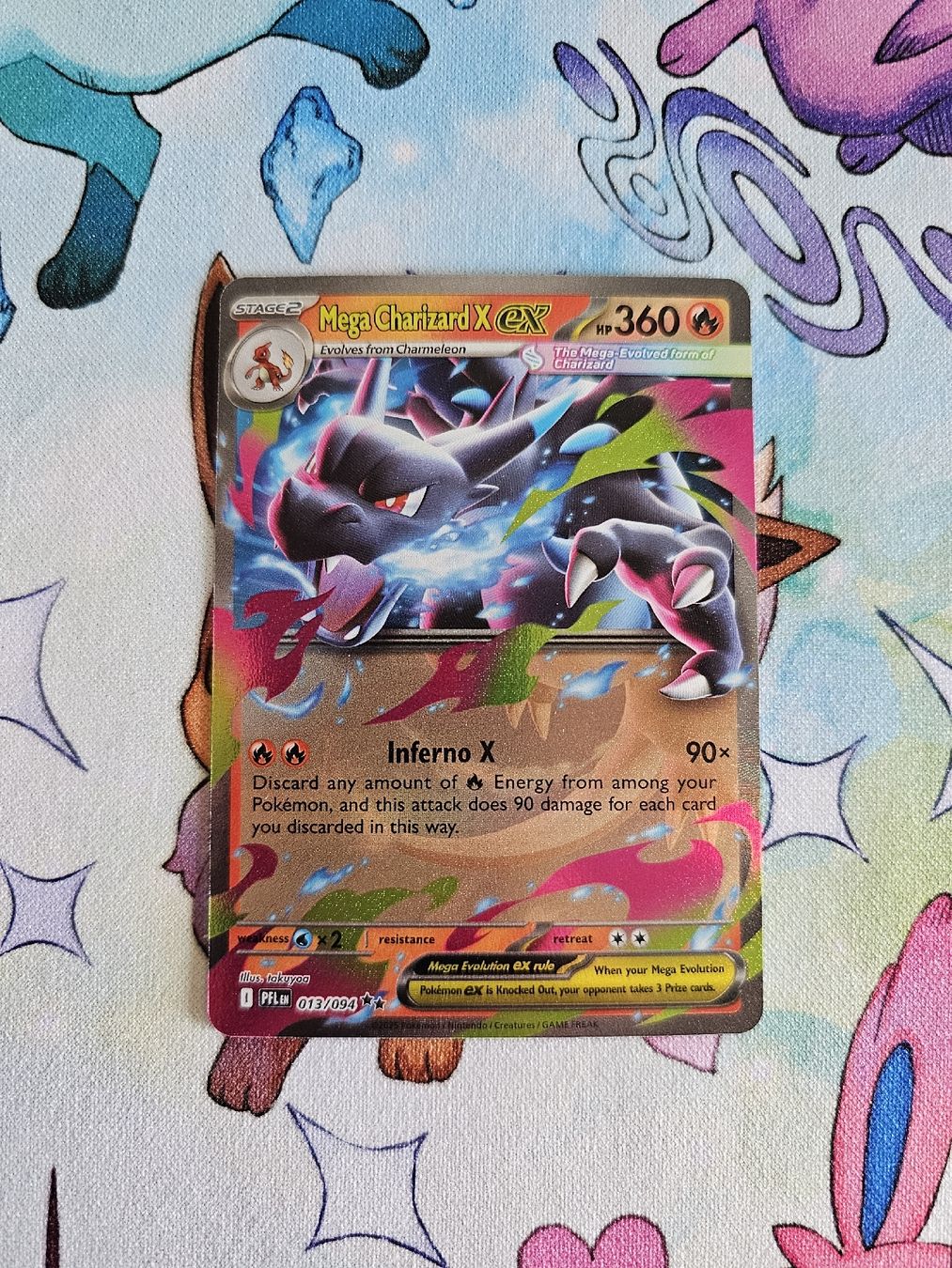 Pokémon Carte collezionabili: Mega Charizard Ex Double Rare from Phastasmal Flames EN – Nuovo (secondo la descrizione) da Wetzikon ZH venduto da Vitelo27