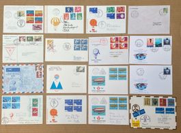 Lot Ballonflug- und -postbbriefe aus den Jahren 1958 - 1999