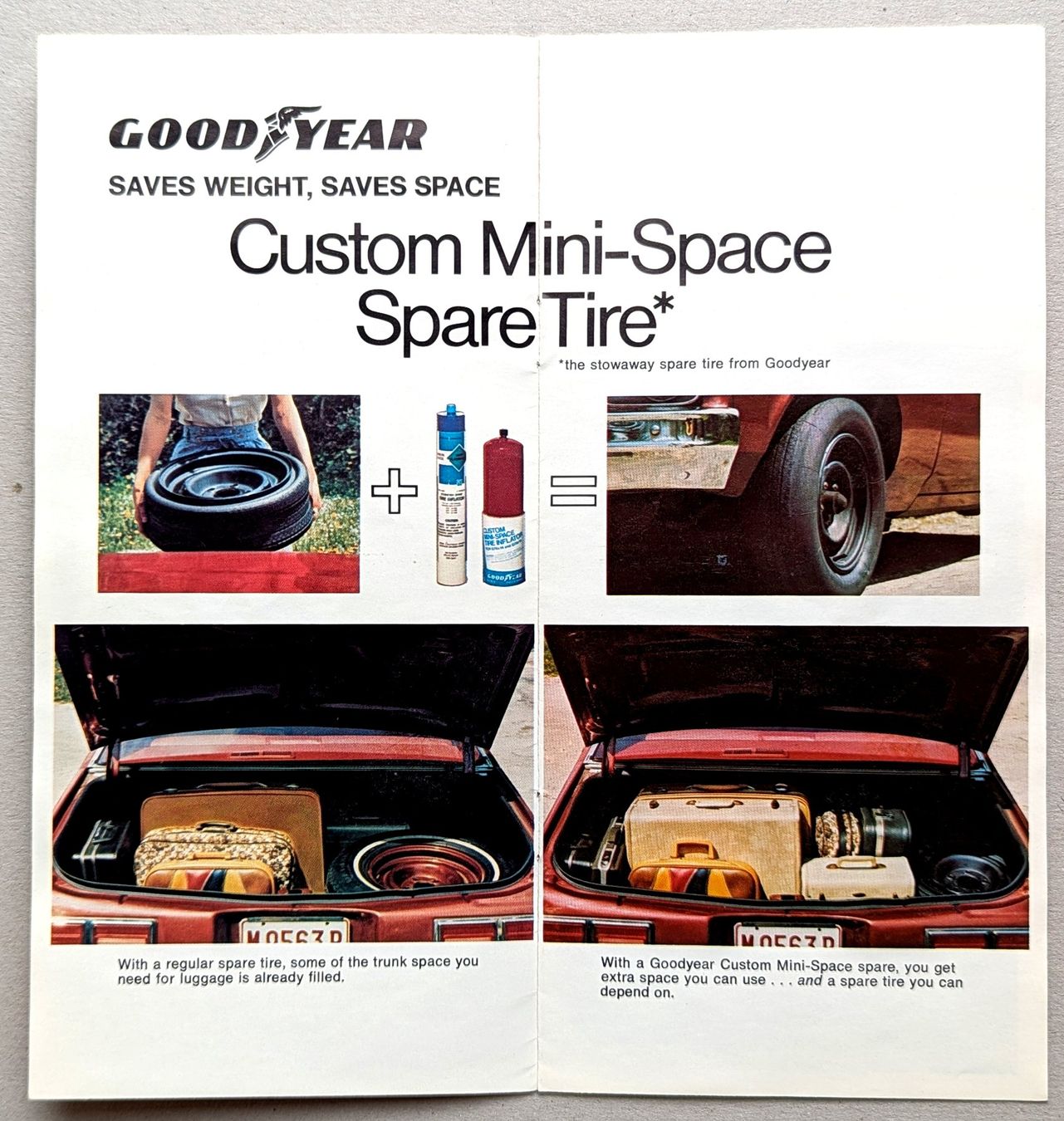 Documenti: Prospekt "GOODYEAR / more trunk space the Goodyear way" – Nuovo (secondo la descrizione) da Olten venduto da VanishingPoint.71 2
