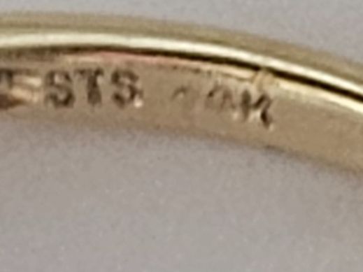 Anelli: 585 Gold Ring Aquamarin & Diamanten – Usato da Binningen venduto da lieblingsstyle 7