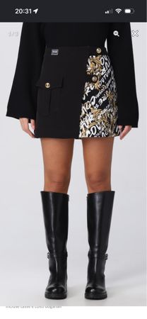 Versace Jeans Couture Rock Schwarz/Weiss Print Gr. S / M