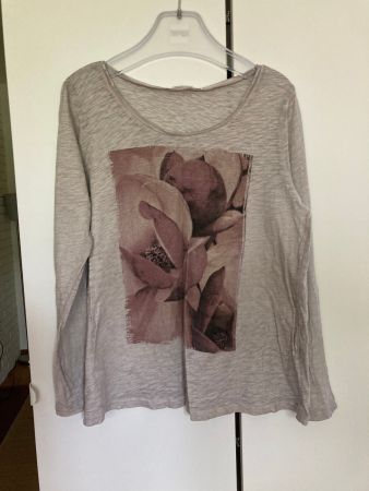 Nile Langarmshirt mit Print, L