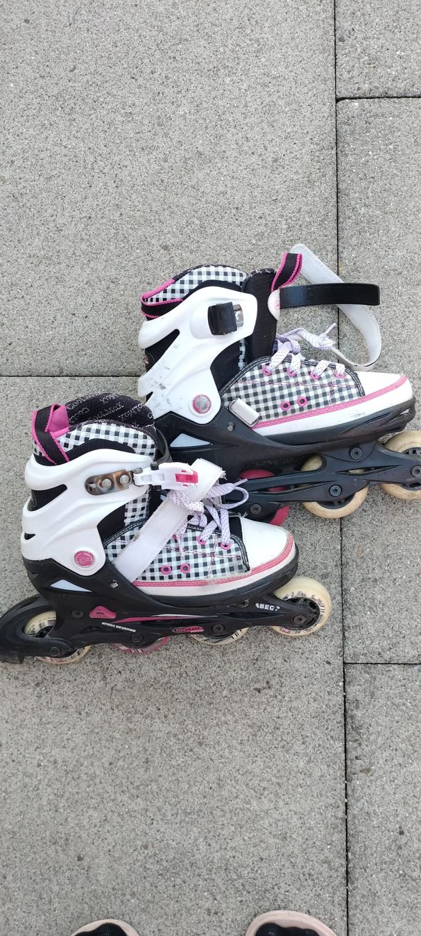 Pattini in linea & Pattini a rotelle: Inline Skates, Grösse 33-36, Top Zustand! – Usato da Sins venduto da Tennis-Service-Sins