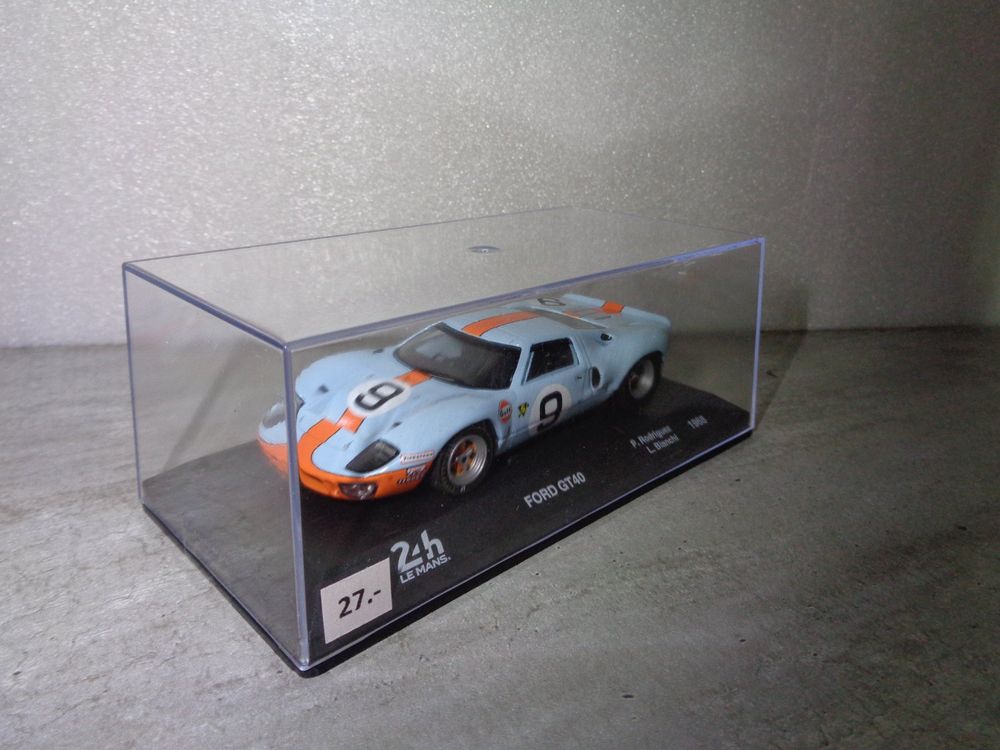 Modèle Réduit Ford GT40 Le Mans 1968 #9 IXO Altaya 1/43 - Très Bon état, Collection