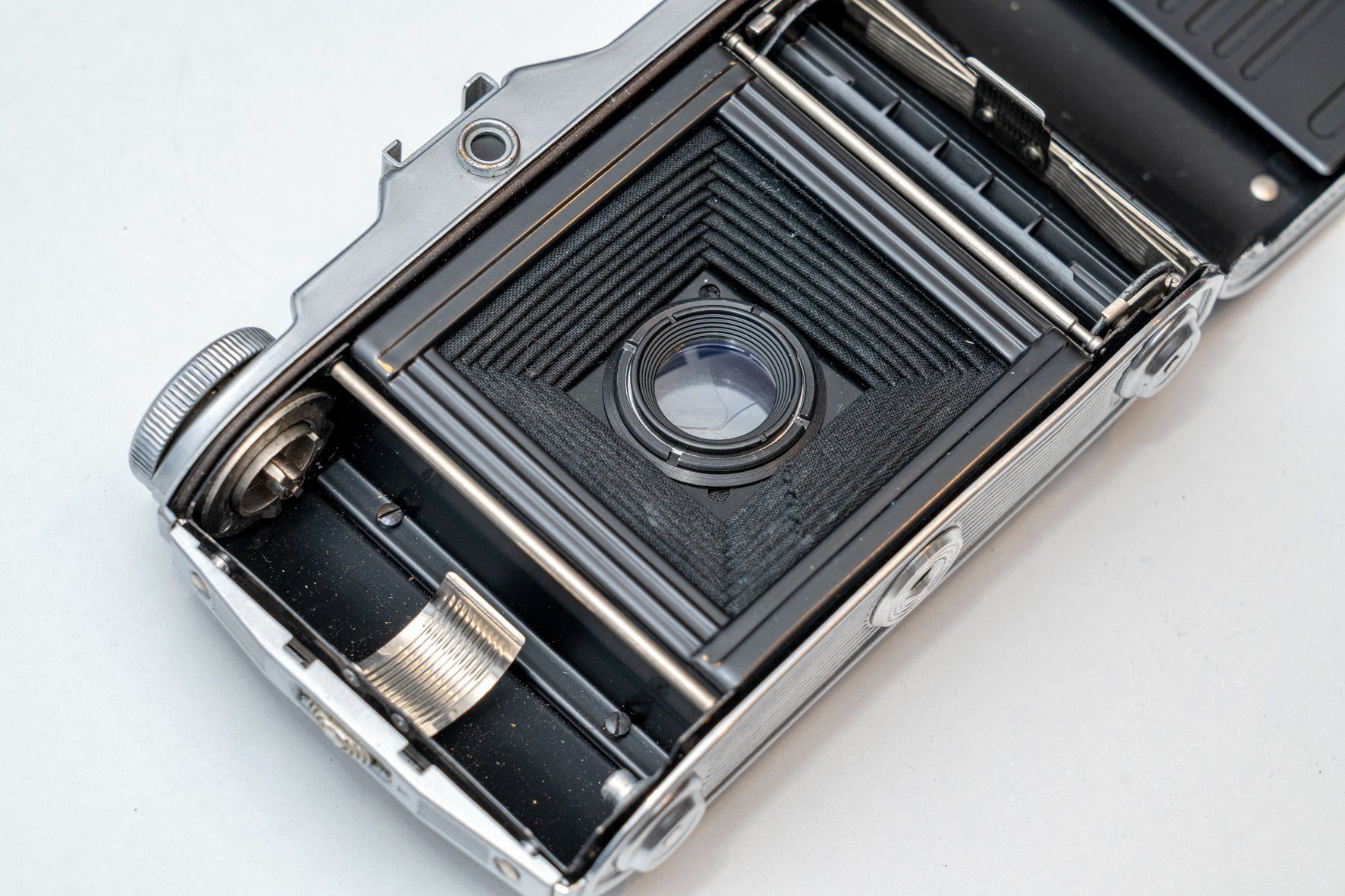 Agfa Fotocamera: Agfa Isolette - Agnar 1:4.5 f = 85mm – Usato da Grandvaux venduto da RGKeller 2