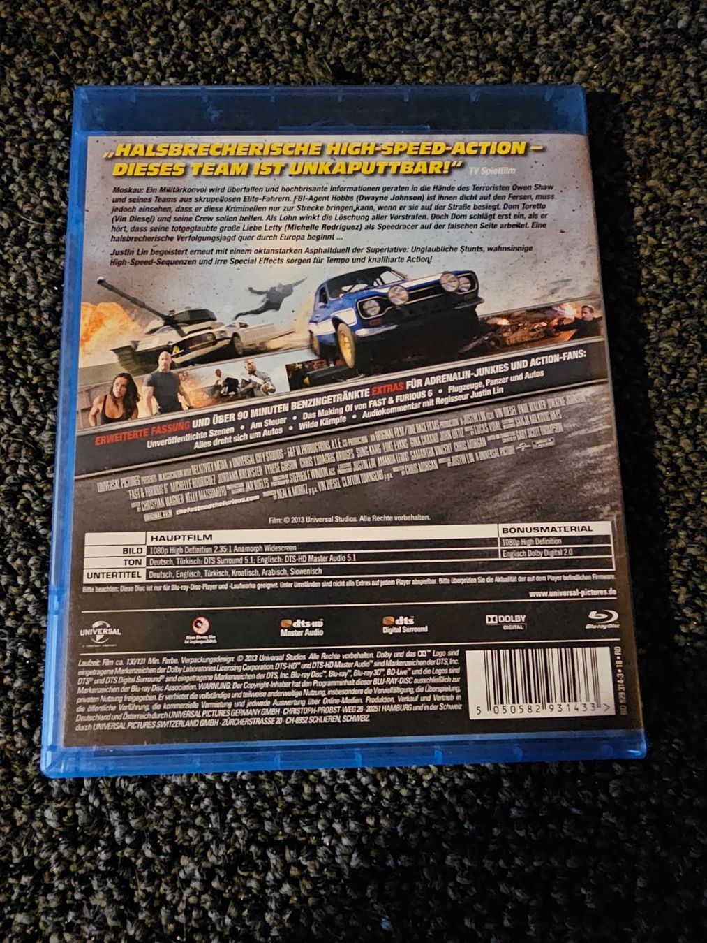 Tutti i DVDs: Fast & Furious 6 Blu-ray – Usato da Ruswil venduto da jan_bxl5 1