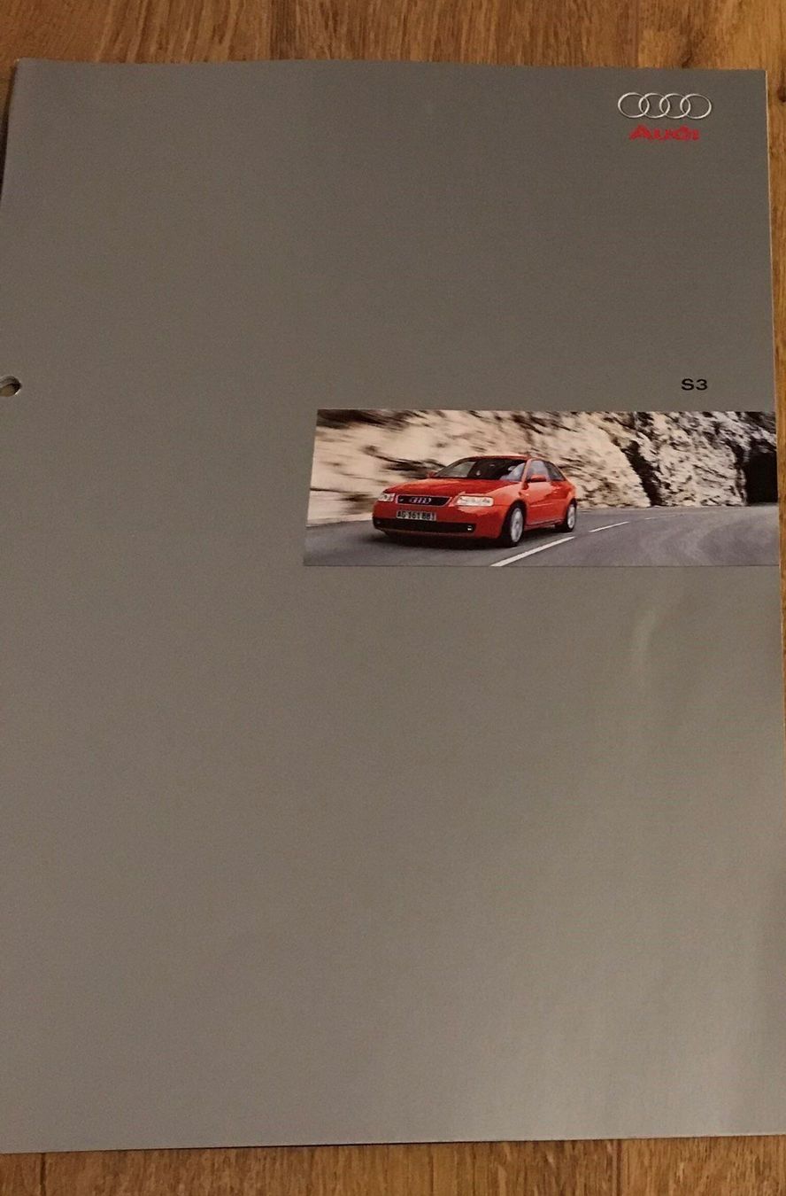 Audi Documenti: Audi S3 Prospekt 1999 – Usato da Freienstein venduto da Golfbueb