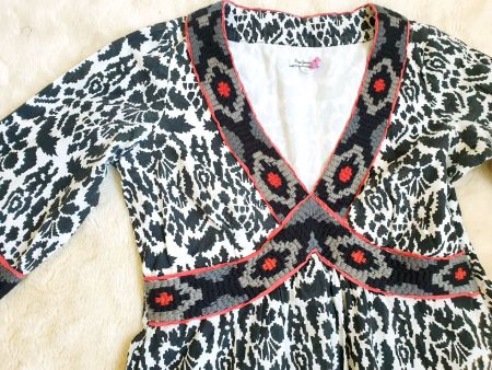 PEPE JEANS S 36 KLEID DRESS STICKEREI TUNIKA TOP ZU MANTEL