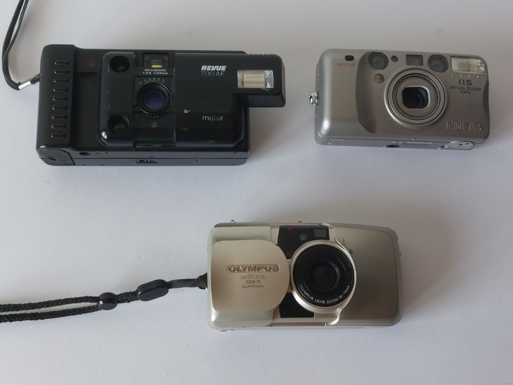 Appareil photo: Olympus, Revue, Minolta Kompaktkameras – Défectueux à Schmitten FR par losim1 2