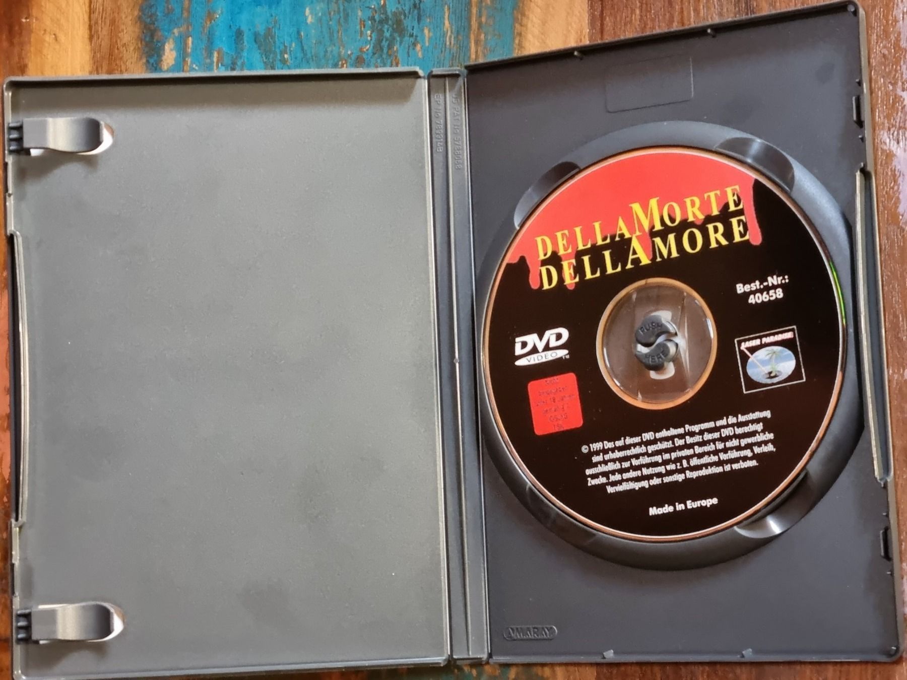 Tutti i DVDs: Della Morte Dell Amore, DVD Horror – Usato da Winterthur venduto da Belzarek 2
