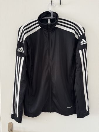 Adidas Trainingsjacke schwarz weiss Grösse M classic top