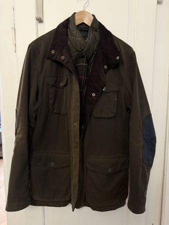 Barbour Jacke Ogston Olive, Grösse L
