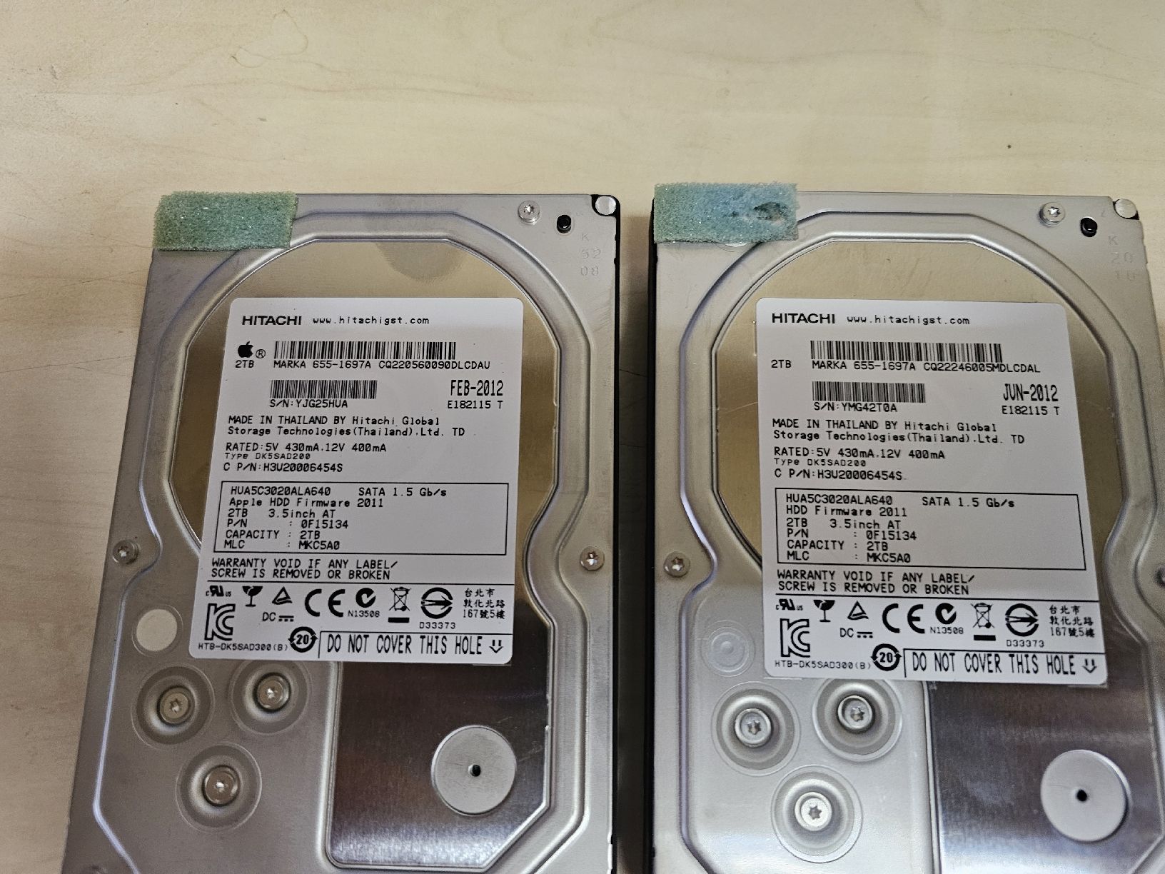 Hitachi Disques durs: Festplatten 2x 2 Tb – D'occasion à Burgdorf par weggu.666