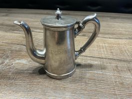 Kaffe kanne H. Steiger-Zoller Bern Schweizer Silber