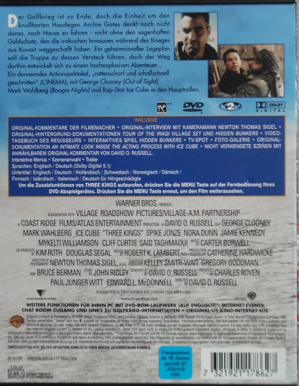 Tutti i DVDs: Three Kings – Usato da Bellinzona venduto da Luna093 2