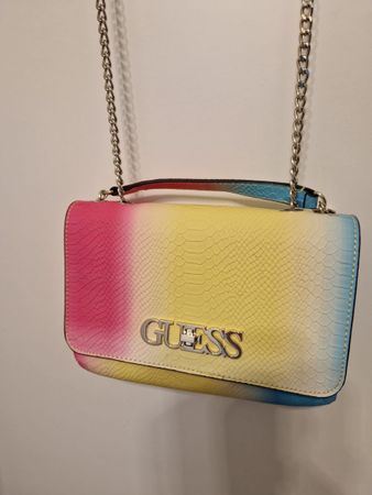 Guess Handtasche farbig in Schlangenoptik