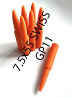 Pufferpatronen-Set Kal. 7.5x55 SWISS / GP11 - 10 Stk