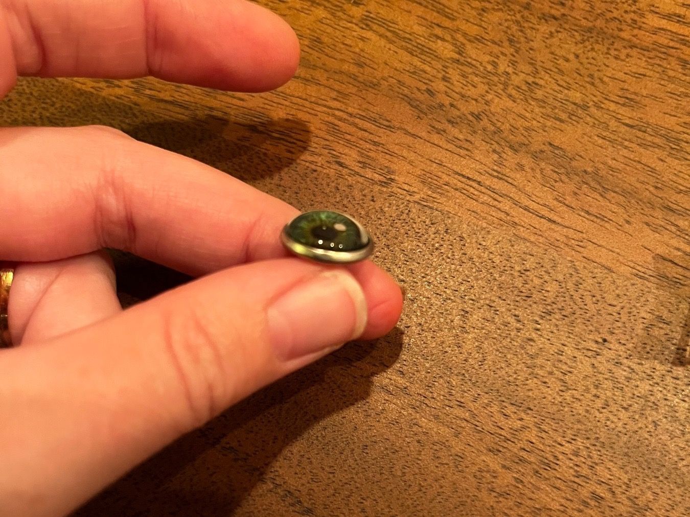 Orecchini pendenti & Orecchini a lobo: Coole grüne Augen Ohrstecker – Nuovo e nell'imballaggio originale da Gams venduto da Mariawicca 8