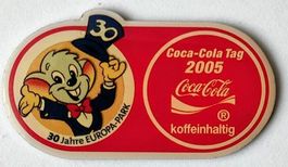EXKLUSIV  Coca-Cola Europa-Park Jubiläums-Pin  sehr RAR