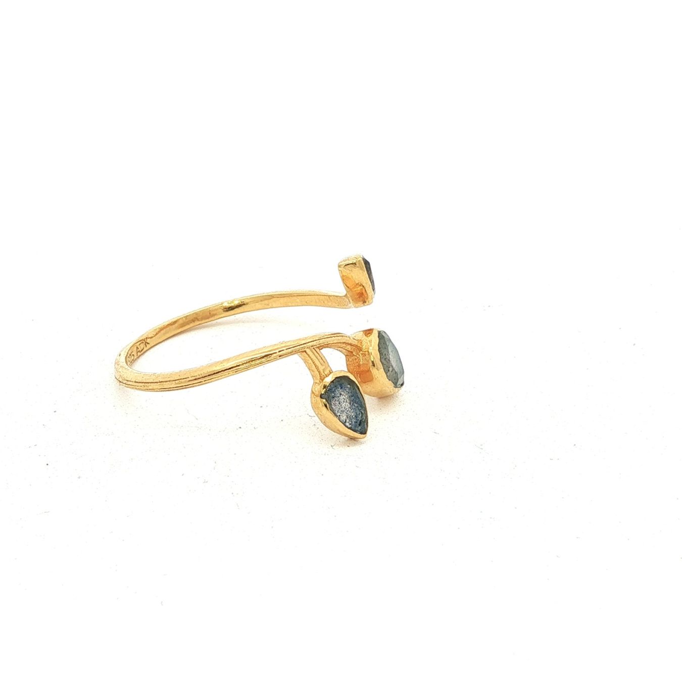Olga Ribler Anelli: Unikate Silber Ring 925 mit Labradorit Grösse 55 – Nuovo (secondo la descrizione) da Luzern venduto da Schmuckoutlet 5
