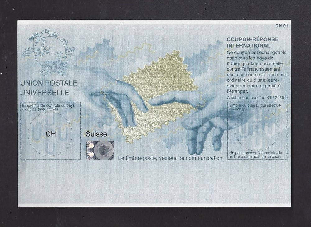 2008 COUPON-RÉPONSE INTERNATIONAL Suisse CN 01 UNION POSTALE | Kaufen ...