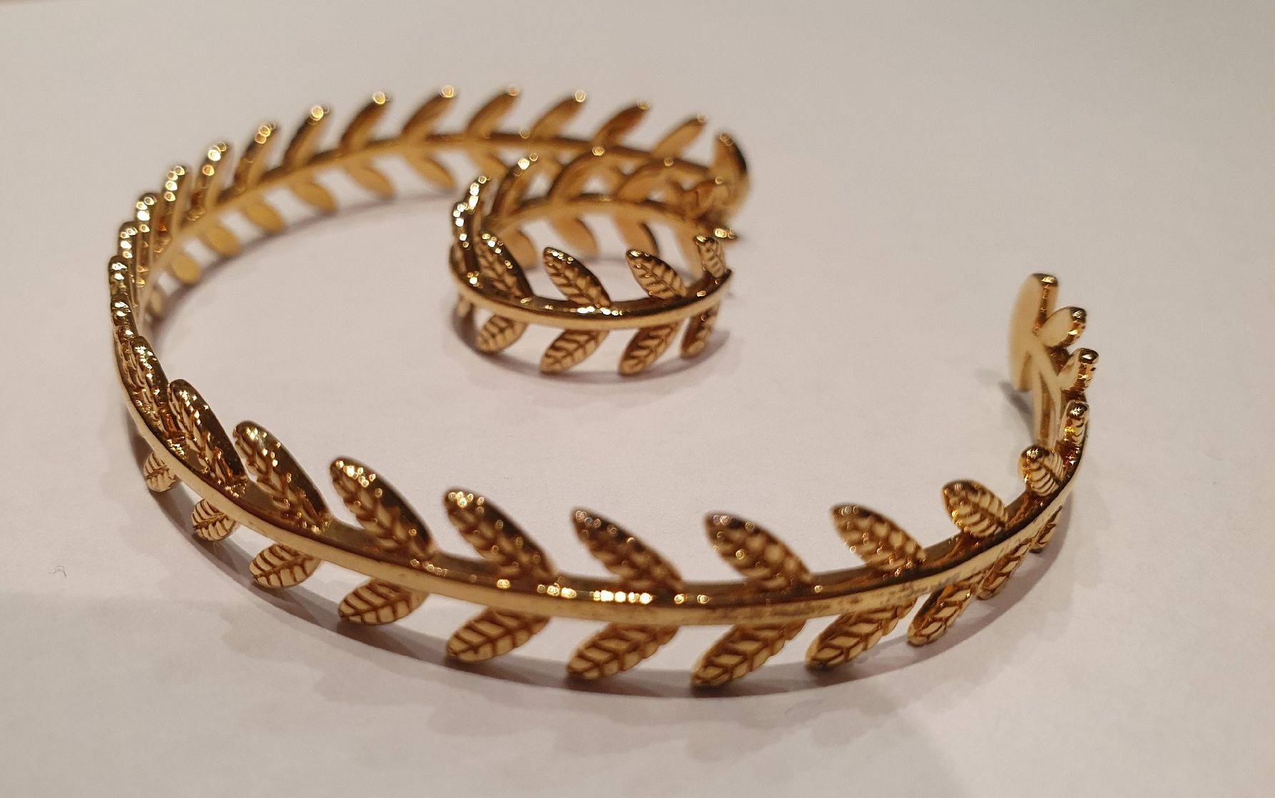 Bracciali & Braccialetti: Armreif und Fingerring, vergoldet – Nuovo (secondo la descrizione) da Steinach venduto da Xamax18