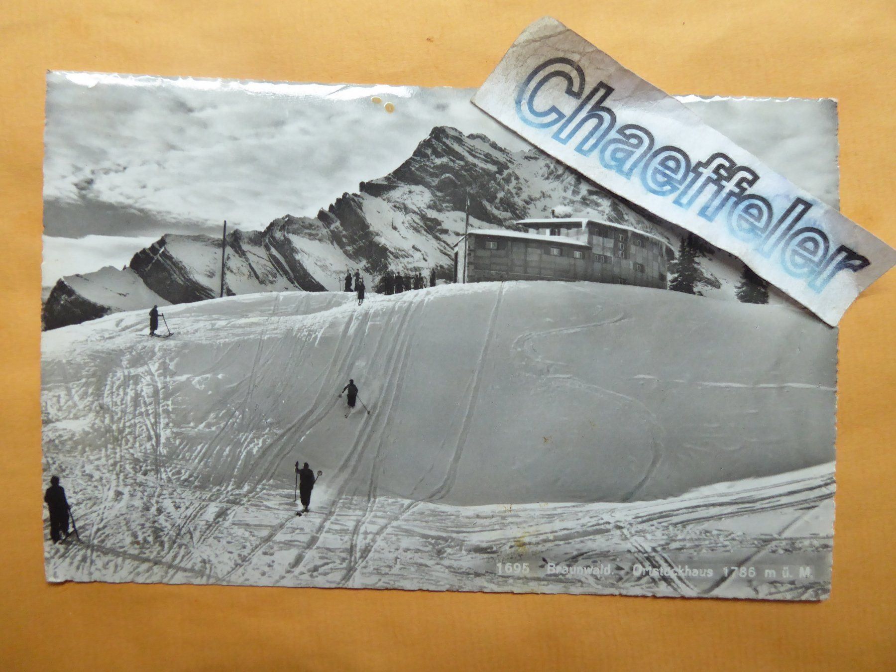 Cartoline postali: 1959   1695 Braunwald,  Ortstockhaus – Usato da Zürich venduto da Chaeffeler